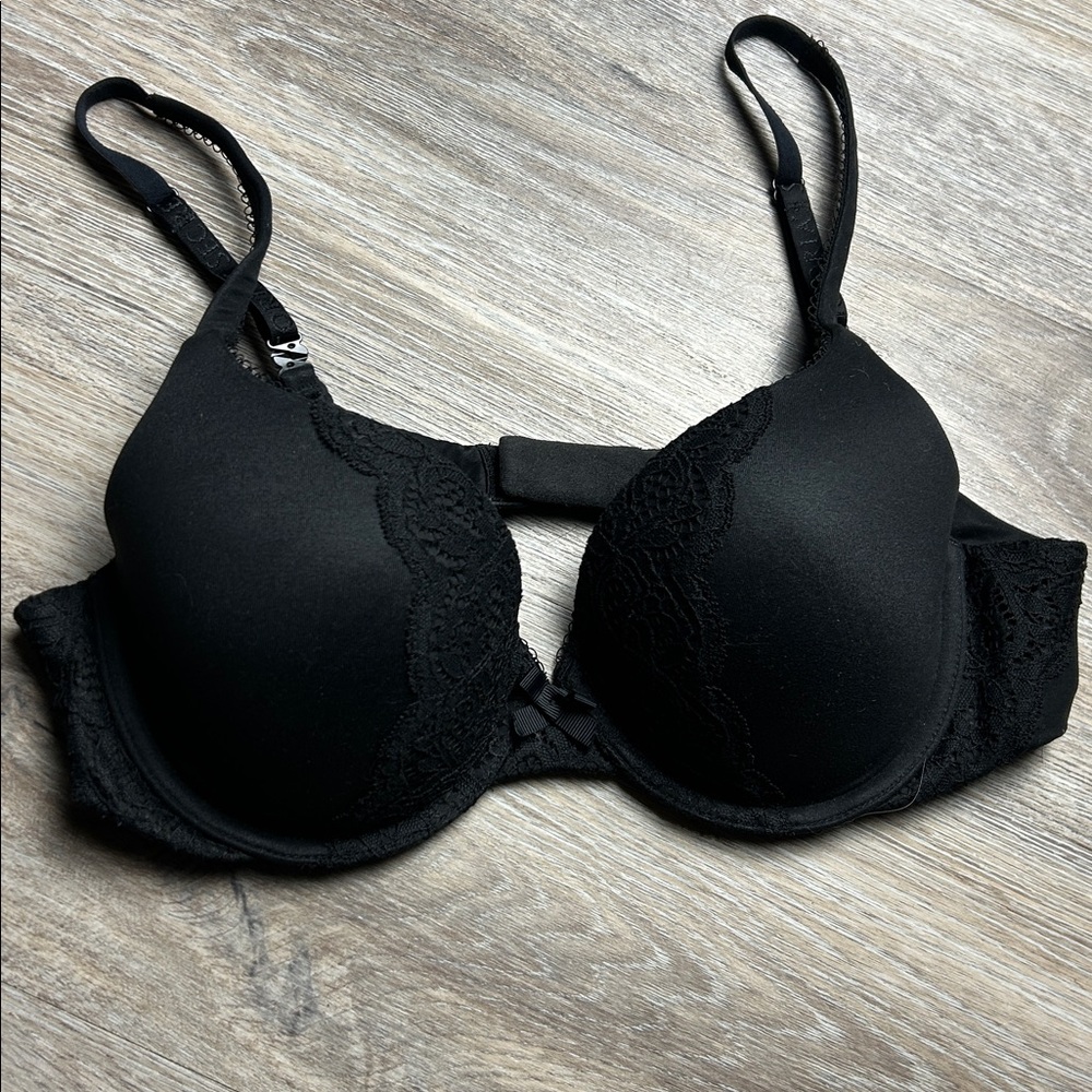 Victoria's Secret Perfect Shape Black Bra Size 36 B